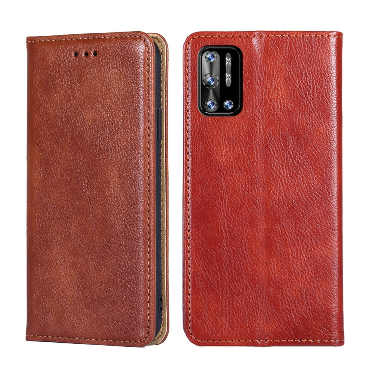 For DOOGEE N40 Pro Gloss Oil Solid Color Magnetic Leather Phone Case