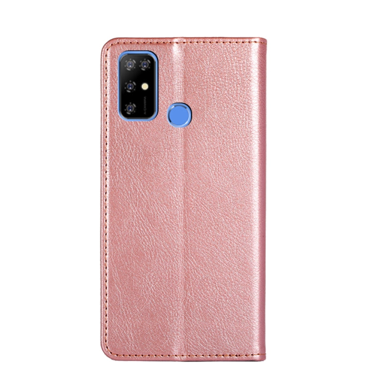 For DOOGEE X96 Pro Gloss Oil Solid Color Magnetic Leather Phone Case