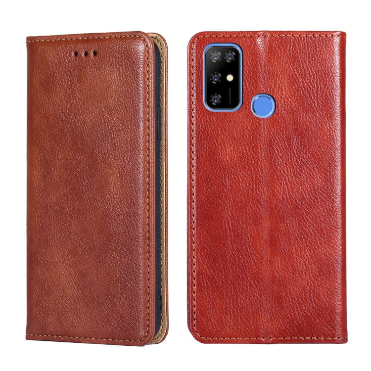 For DOOGEE X96 Pro Gloss Oil Solid Color Magnetic Leather Phone Case