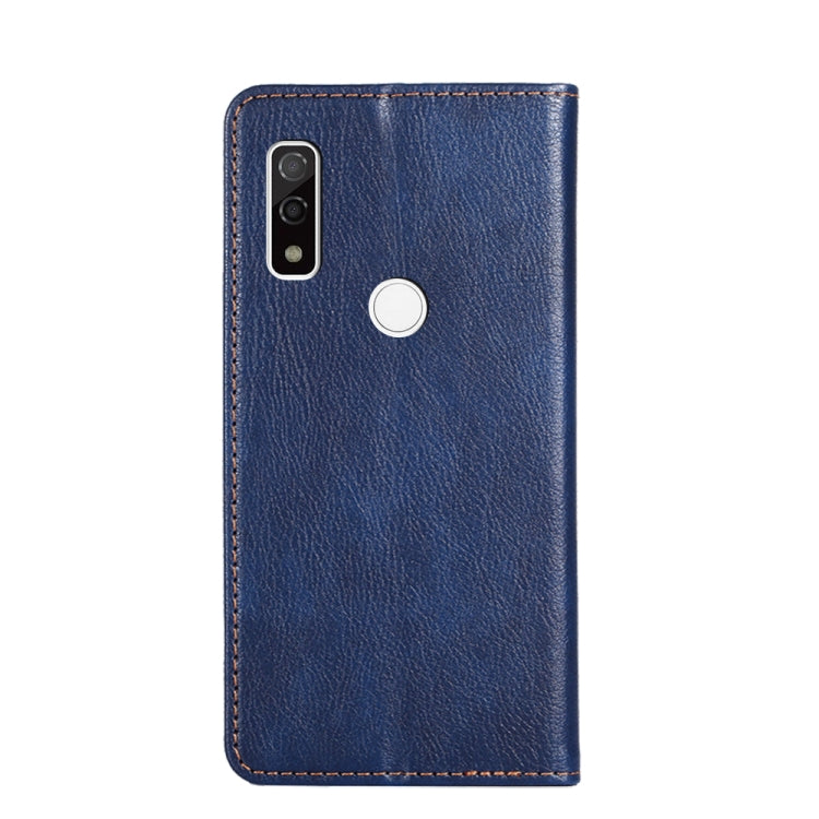 For Fujitsu Arrows WE F-51B Gloss Oil Solid Color Magnetic Leather Phone Case