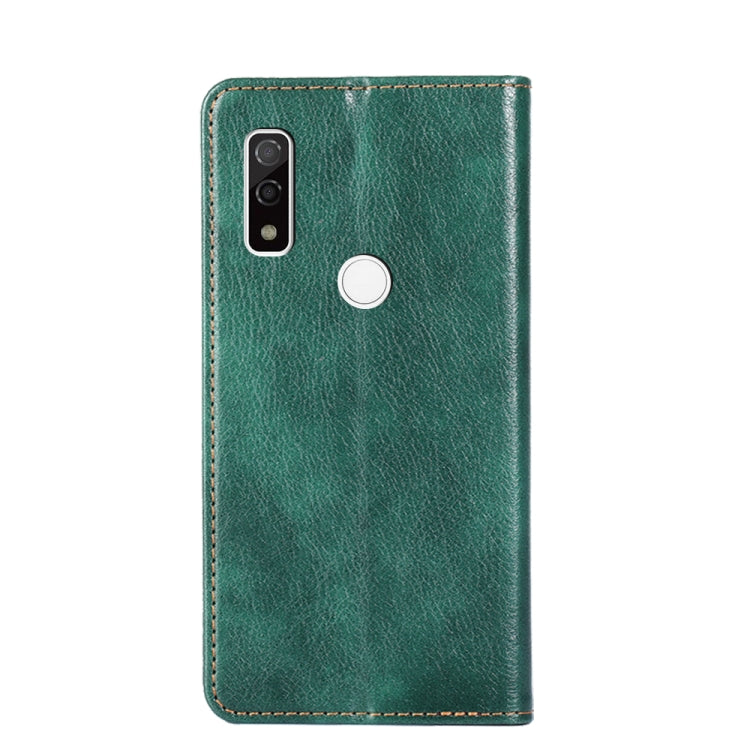 For Fujitsu Arrows WE F-51B Gloss Oil Solid Color Magnetic Leather Phone Case