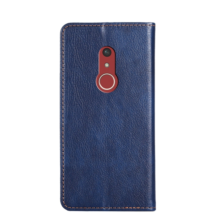 For Fujitsu Arrow Be4 Plus F-41B Gloss Oil Solid Color Magnetic Leather Phone Case