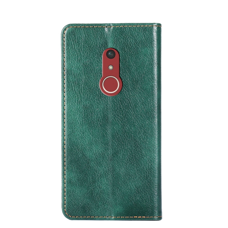 For Fujitsu Arrow Be4 Plus F-41B Gloss Oil Solid Color Magnetic Leather Phone Case