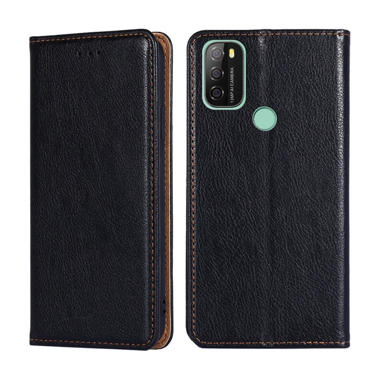 For Blackview A70 Gloss Oil Solid Color Magnetic Leather Phone Case