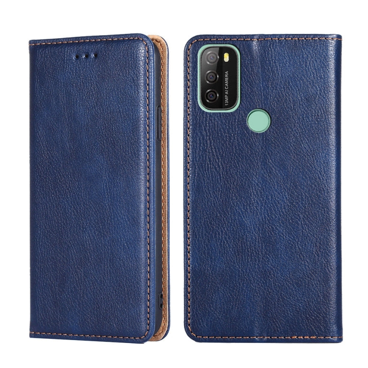For Blackview A70 Gloss Oil Solid Color Magnetic Leather Phone Case