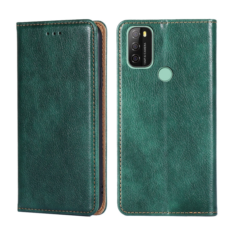 For Blackview A70 Gloss Oil Solid Color Magnetic Leather Phone Case