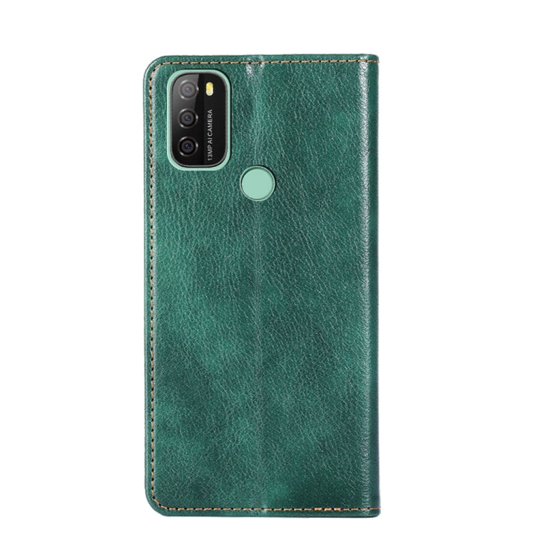 For Blackview A70 Gloss Oil Solid Color Magnetic Leather Phone Case