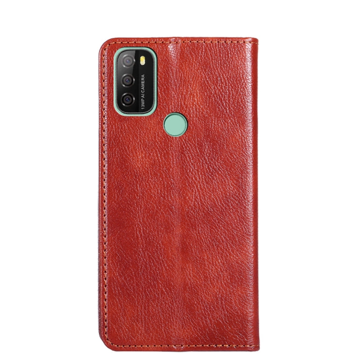 For Blackview A70 Gloss Oil Solid Color Magnetic Leather Phone Case