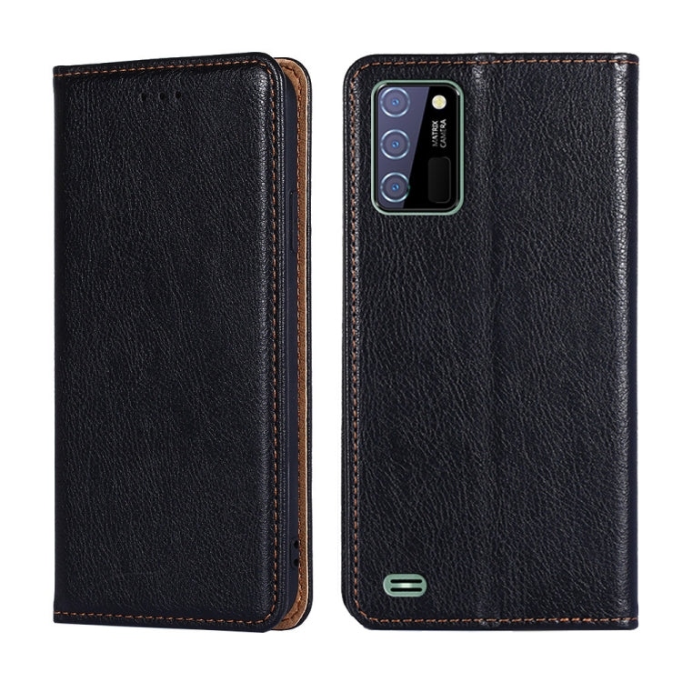 For Oukitel C25 Gloss Oil Solid Color Magnetic Leather Phone Case