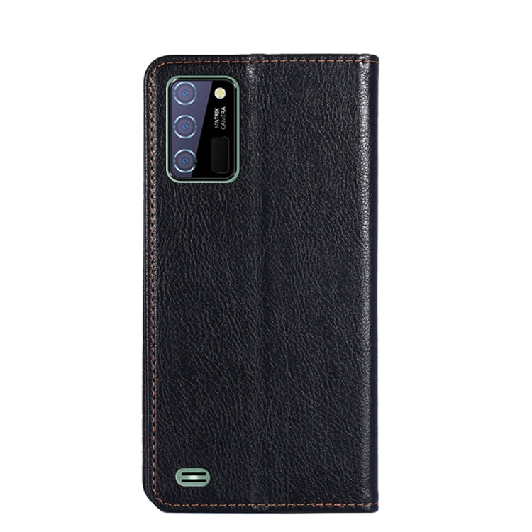 For Oukitel C25 Gloss Oil Solid Color Magnetic Leather Phone Case