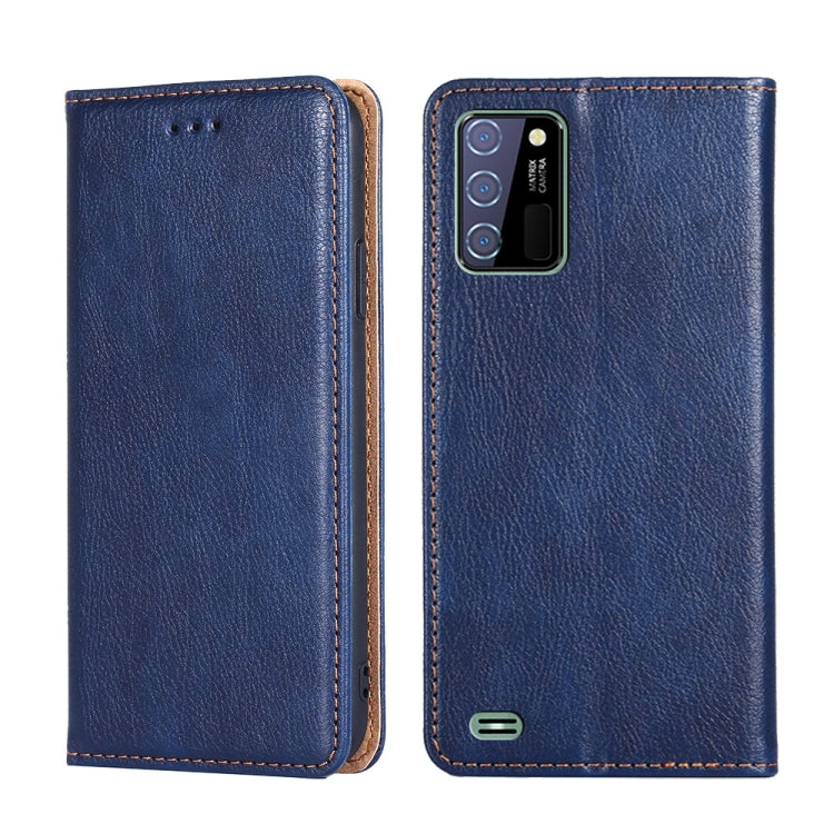 For Oukitel C25 Gloss Oil Solid Color Magnetic Leather Phone Case