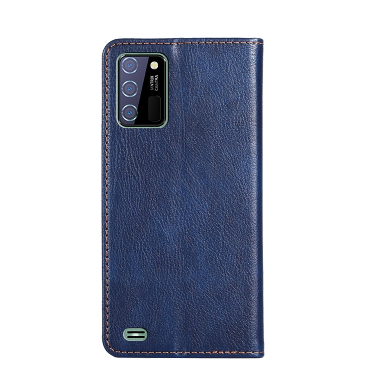 For Oukitel C25 Gloss Oil Solid Color Magnetic Leather Phone Case