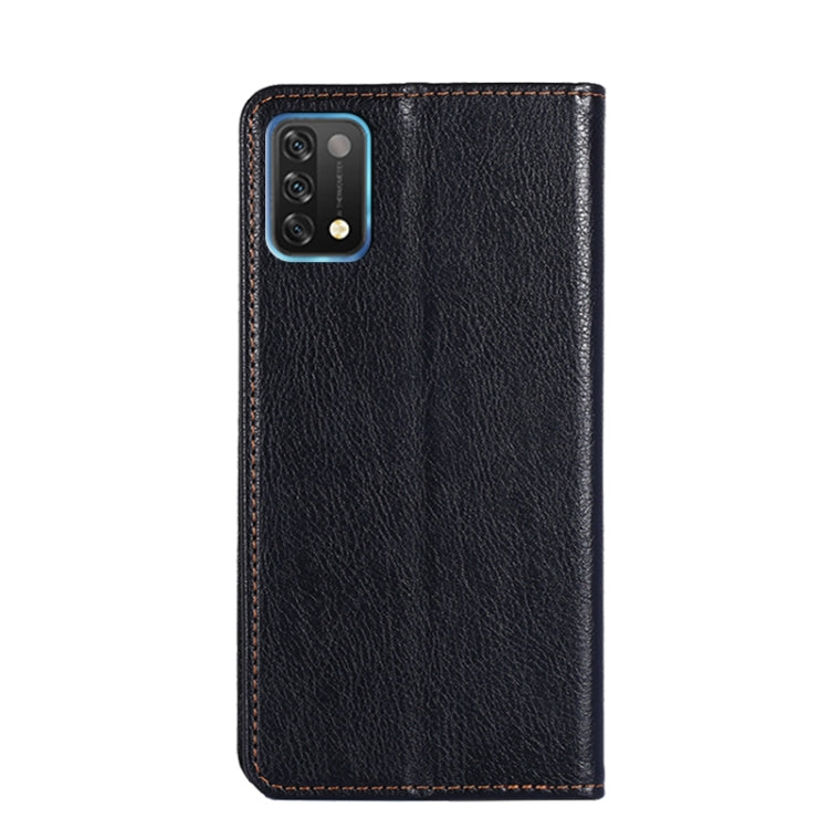 For UMIDIGI A11 Gloss Oil Solid Color Magnetic Leather Phone Case