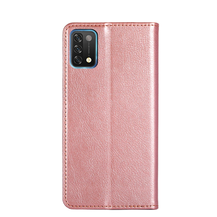 For UMIDIGI A11 Gloss Oil Solid Color Magnetic Leather Phone Case