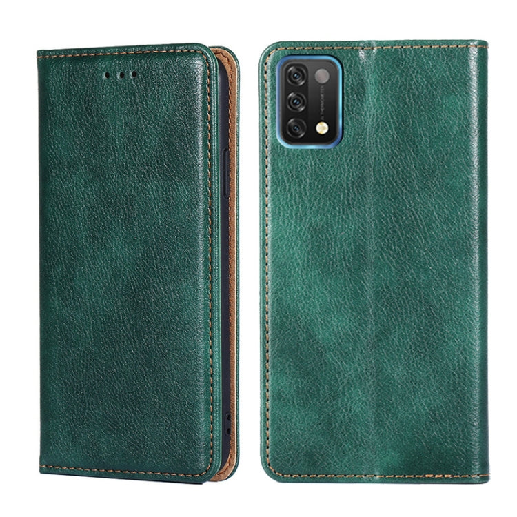 For UMIDIGI A11 Gloss Oil Solid Color Magnetic Leather Phone Case