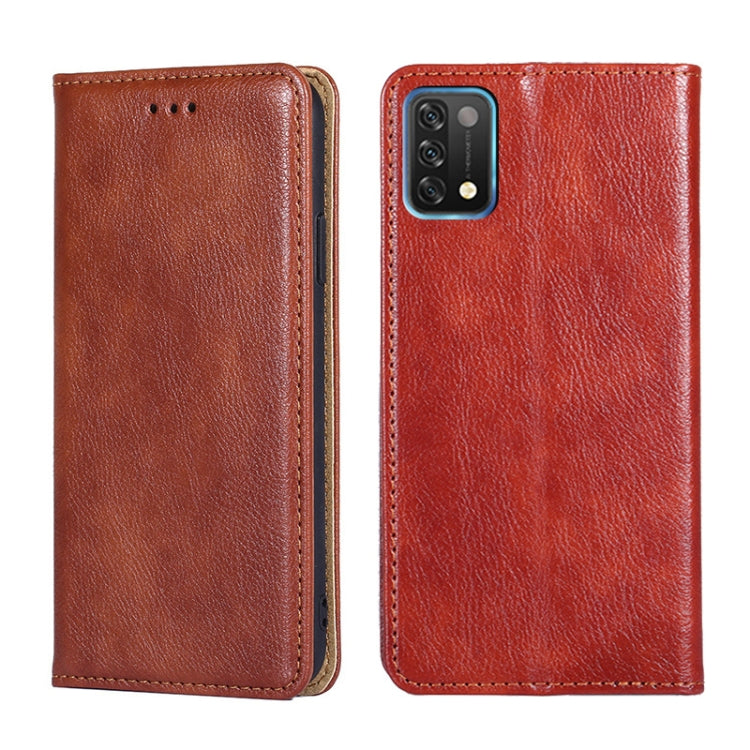 For UMIDIGI A11 Gloss Oil Solid Color Magnetic Leather Phone Case
