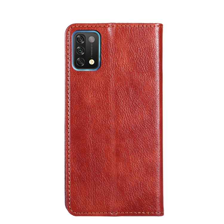 For UMIDIGI A11 Gloss Oil Solid Color Magnetic Leather Phone Case