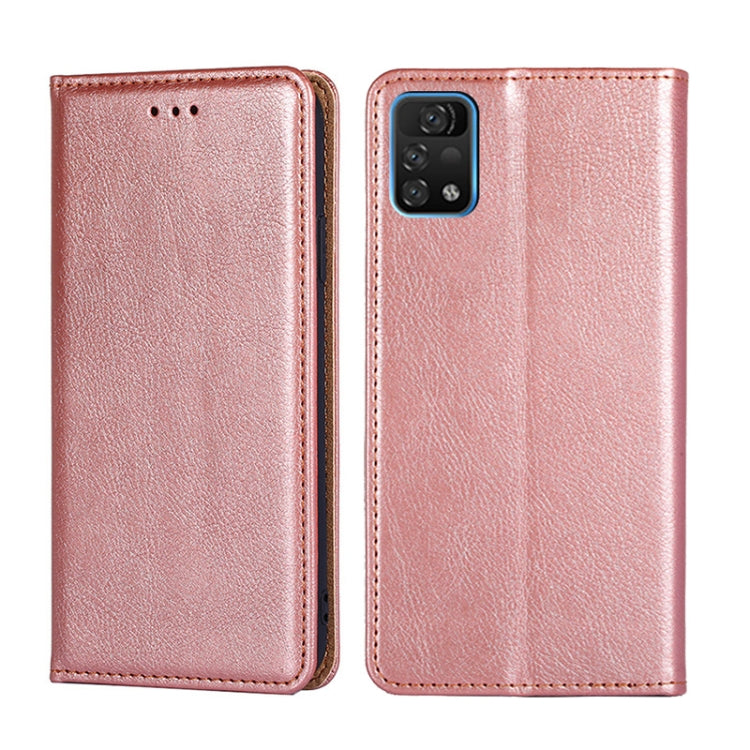 For UMIDIGI A11 Pro Max Gloss Oil Solid Color Magnetic Leather Phone Case