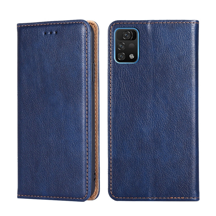 For UMIDIGI A11 Pro Max Gloss Oil Solid Color Magnetic Leather Phone Case