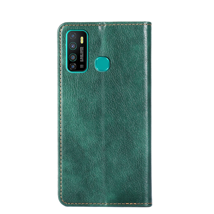 For Infinix Hot 9 / Note 7 Lite X655C Gloss Oil Solid Color Magnetic Leather Phone Case