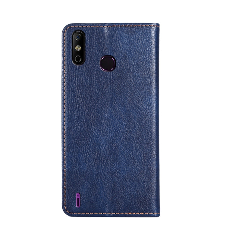 For Infinix Smart 4 X653 Gloss Oil Solid Color Magnetic Leather Phone Case