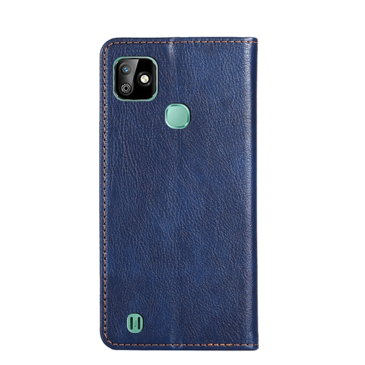 For Infinix Smart HD 2021 X612 Gloss Oil Solid Color Magnetic Leather Phone Case