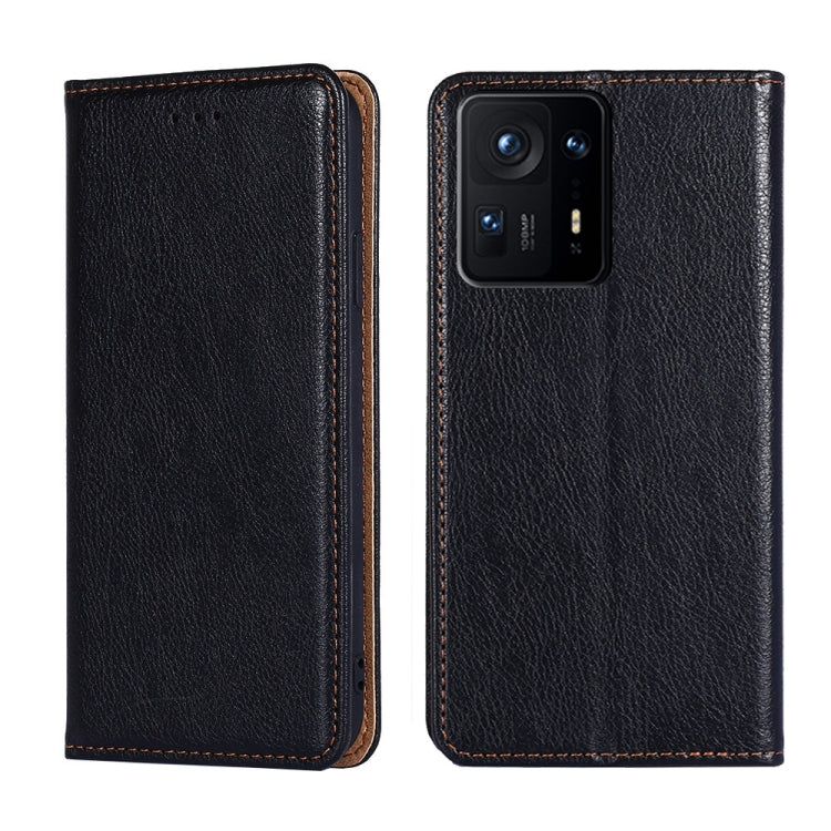 For Tecno Phantom X Gloss Oil Solid Color Magnetic Leather Phone Case