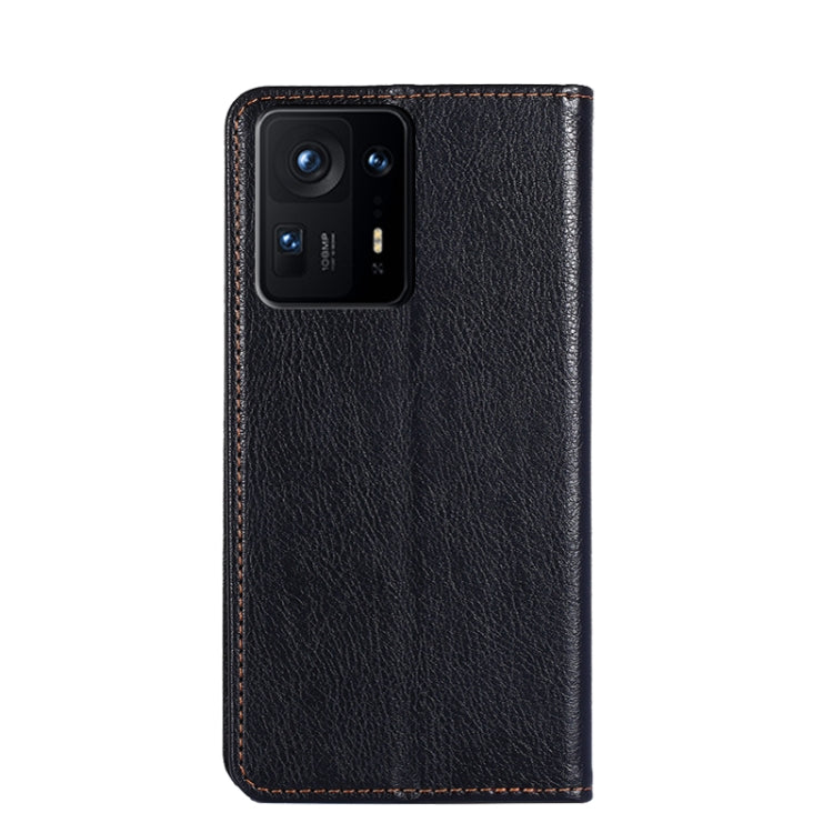 For Tecno Phantom X Gloss Oil Solid Color Magnetic Leather Phone Case