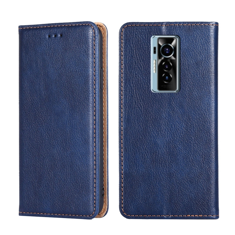 For Tecno Phantom X Gloss Oil Solid Color Magnetic Leather Phone Case