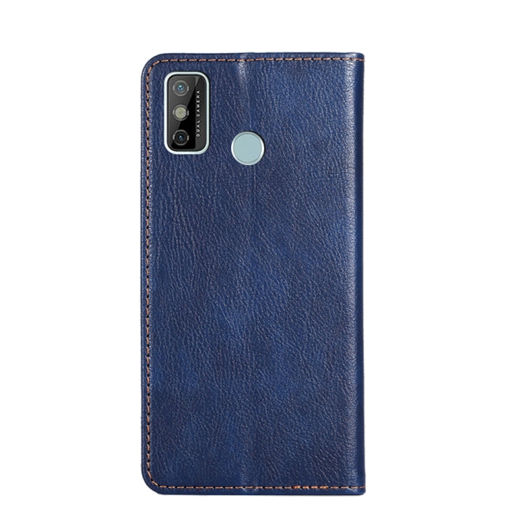 For Tecno Spark 6 GO Gloss Oil Solid Color Magnetic Leather Phone Case