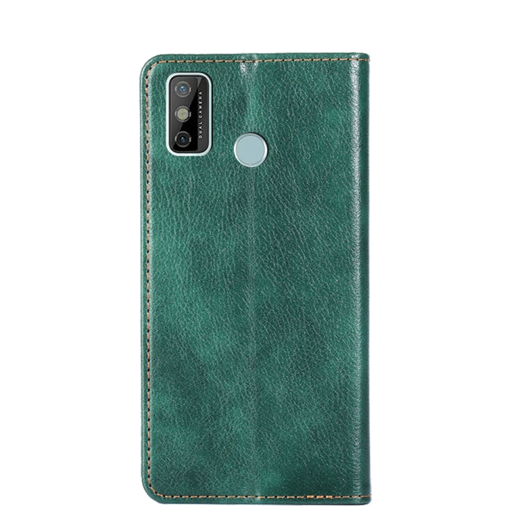 For Tecno Spark 6 GO Gloss Oil Solid Color Magnetic Leather Phone Case