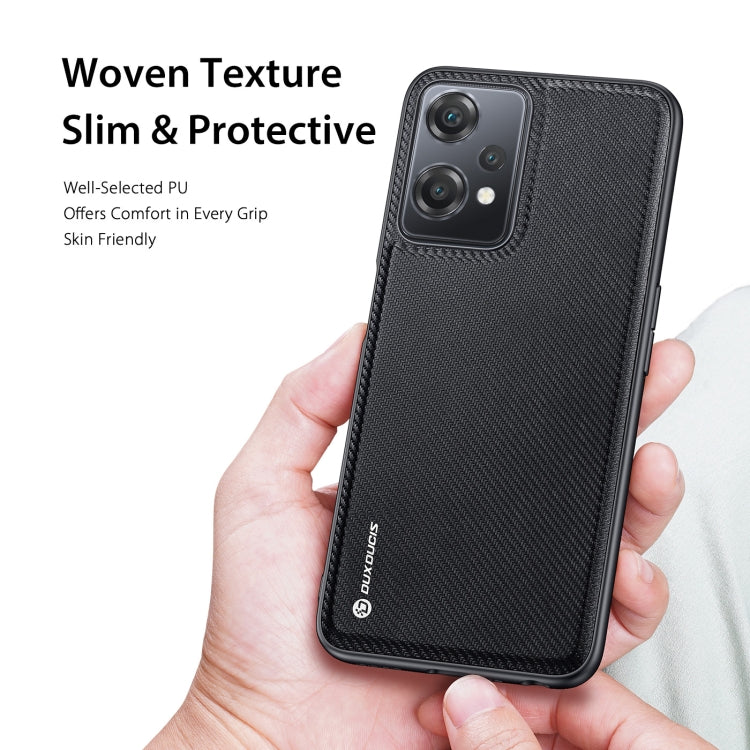 For OnePlus Nord CE 2 Lite 5G DUX DUCIS Fino Series PU + TPU Phone Case(Black)