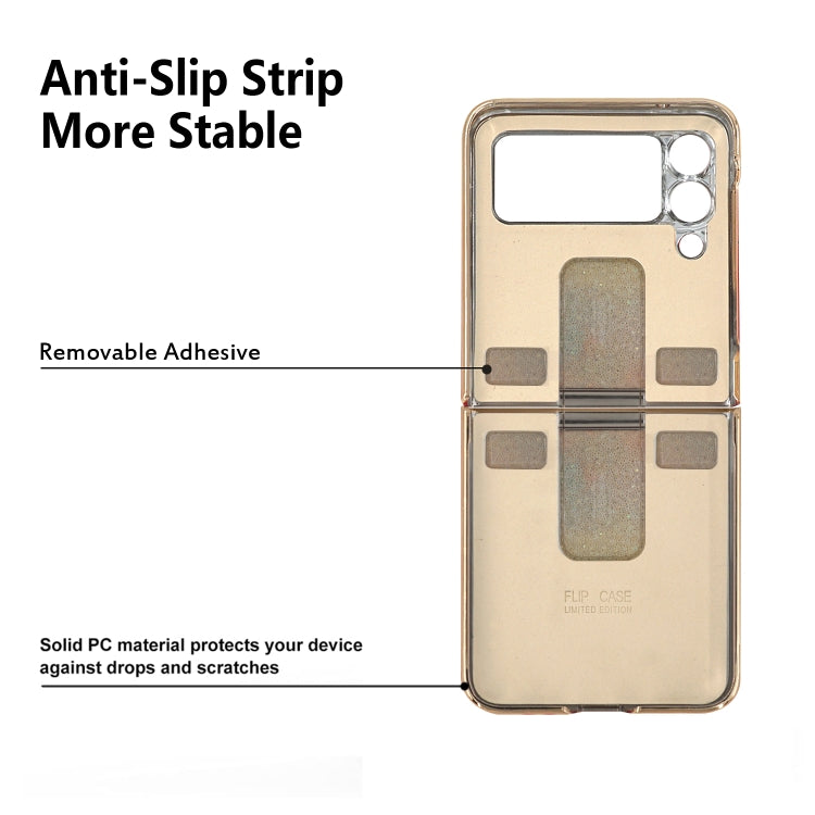 For Samsung Galaxy Z Flip3 5G Ring Buckle Diamond Phone Case with Holder