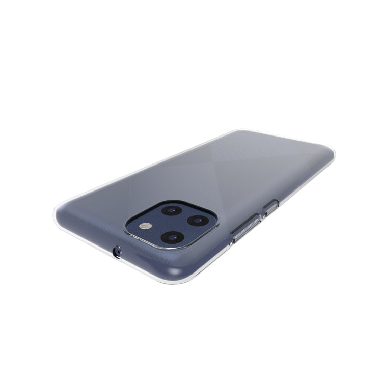 For Samsung Galaxy A03 166mm Waterproof Texture TPU Phone Case(Transparent)