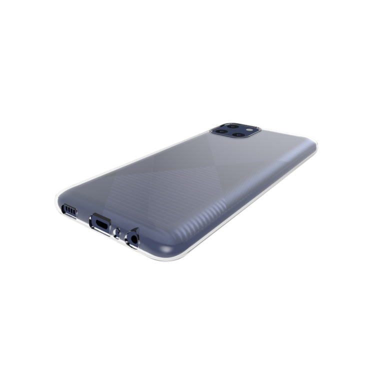 For Samsung Galaxy A03 166mm Waterproof Texture TPU Phone Case(Transparent)