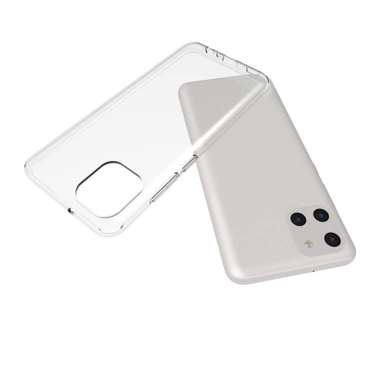 For Samsung Galaxy A03 164mm Waterproof Texture TPU Phone Case(Transparent)