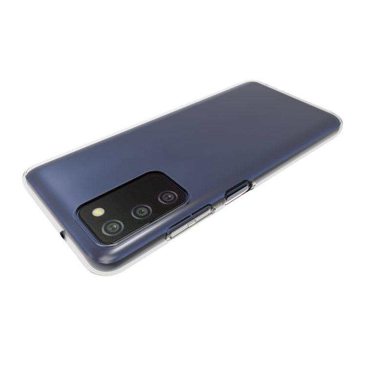 For Samsung Galaxy A03s 165.8mm Waterproof Texture TPU Phone Case(Transparent)