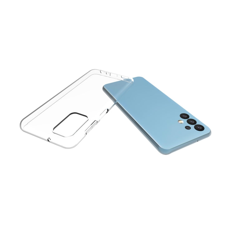 For Samsung Galaxy A13 4G Waterproof Texture TPU Phone Case(Transparent)