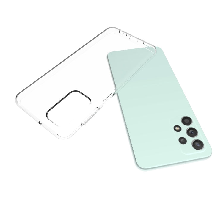 For Samsung Galaxy A23 Waterproof Texture TPU Phone Case(Transparent)