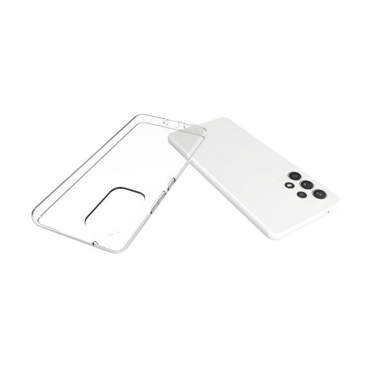 For Samsung Galaxy A53 Waterproof Texture TPU Phone Case(Transparent)