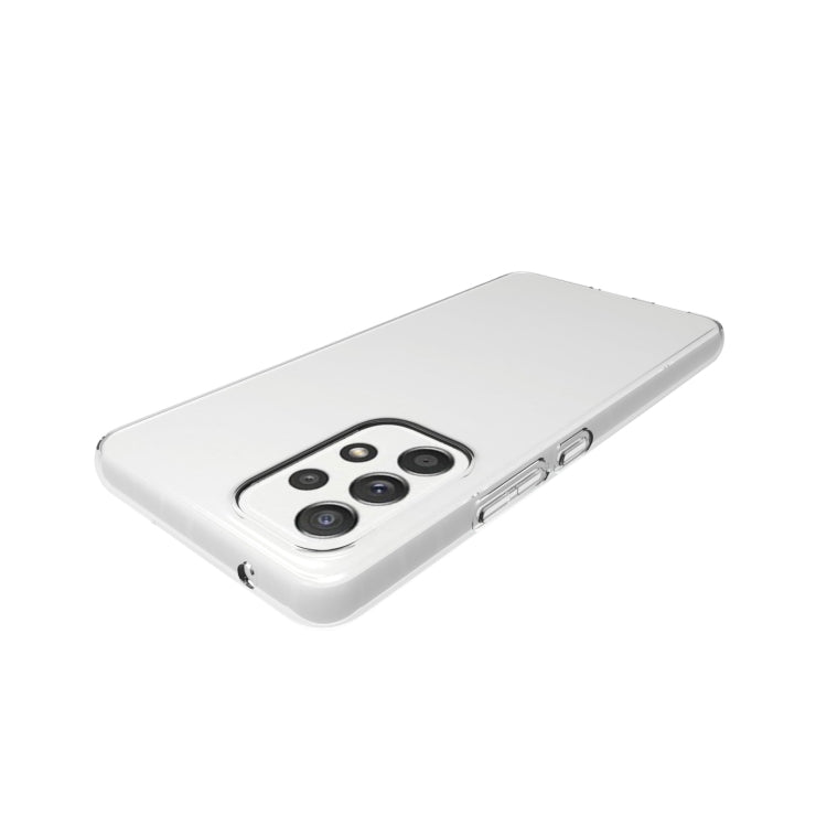For Samsung Galaxy A53 Waterproof Texture TPU Phone Case(Transparent)