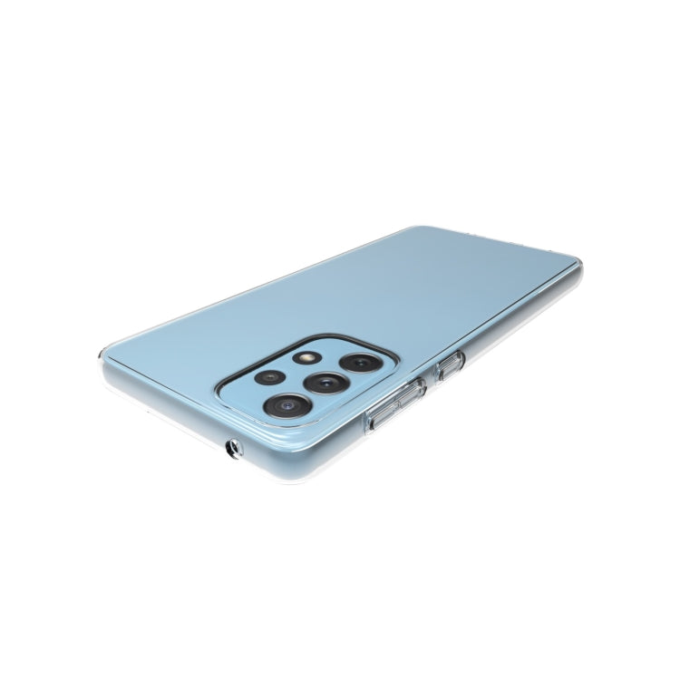For Samsung Galaxy A73 Waterproof Texture TPU Phone Case(Transparent)