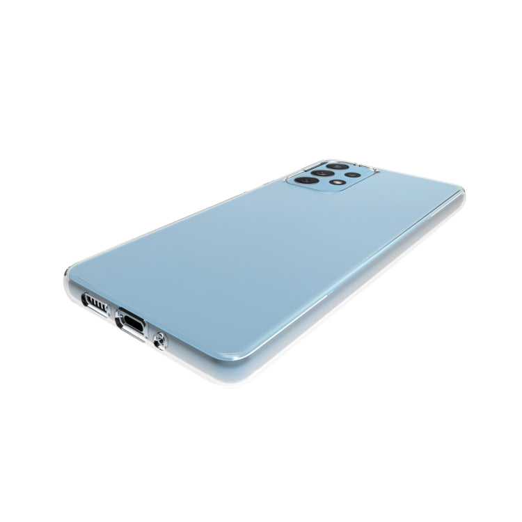 For Samsung Galaxy A73 Waterproof Texture TPU Phone Case(Transparent)