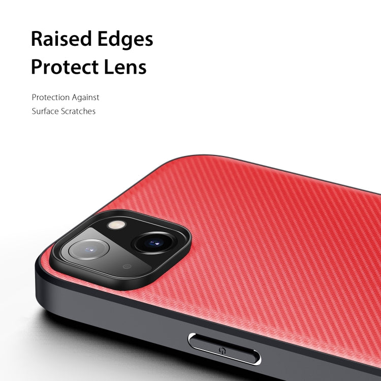 For iPhone 14 Plus DUX DUCIS Fino Series PU + TPU Phone Case