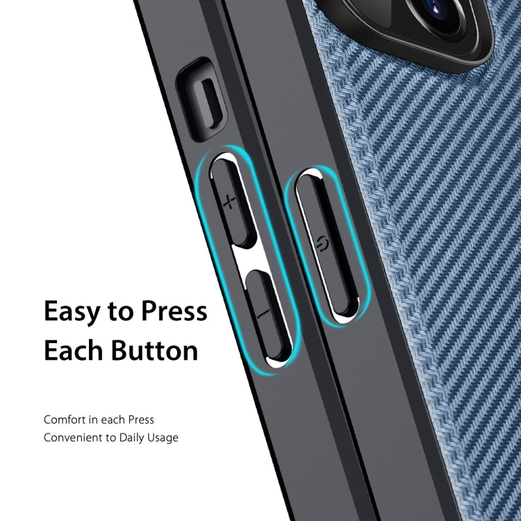 For iPhone 14 Plus DUX DUCIS Fino Series PU + TPU Phone Case