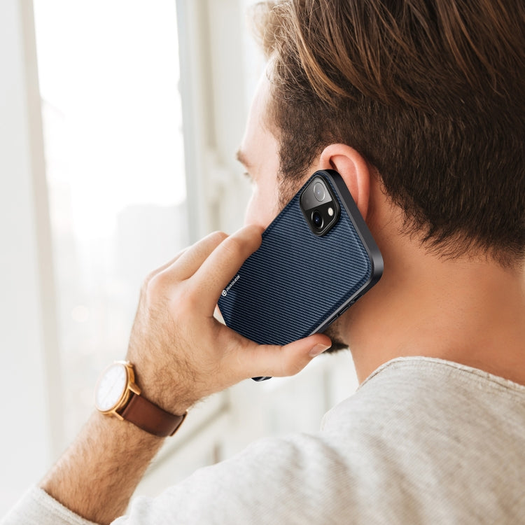 For iPhone 14 Plus DUX DUCIS Fino Series PU + TPU Phone Case