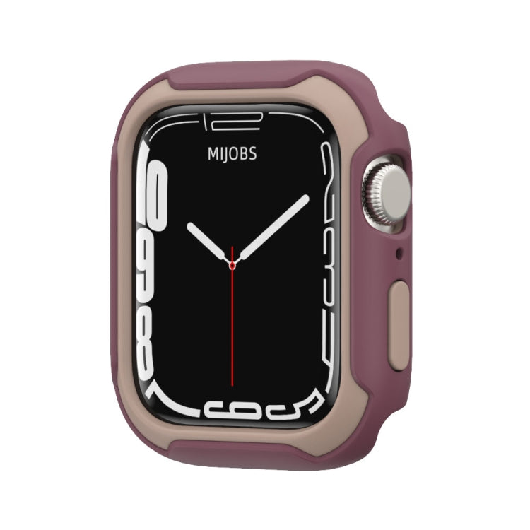 Detachable Two-color Watch Case For Apple Watch Series 8 / 7 45mm / 6&SE&5&4 44mm