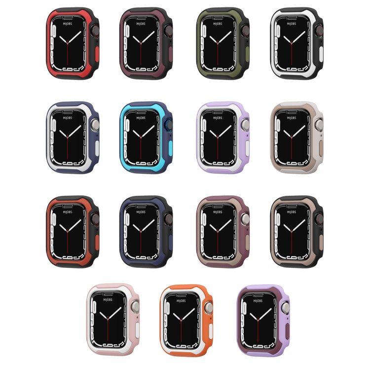 Detachable Two-color Watch Case For Apple Watch Series 8 / 7 45mm / 6&SE&5&4 44mm