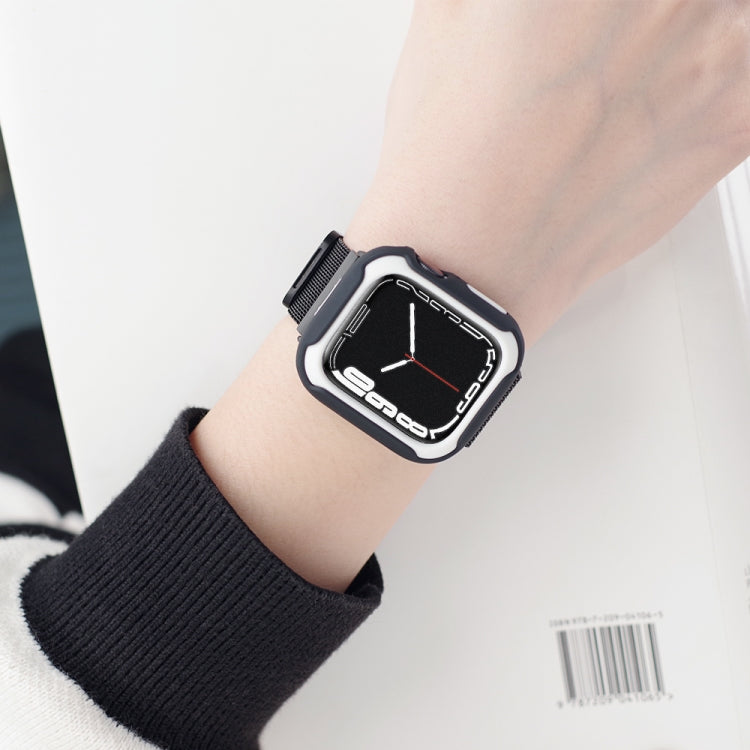 Detachable Two-color Watch Case For Apple Watch Series 8 / 7 45mm / 6&SE&5&4 44mm