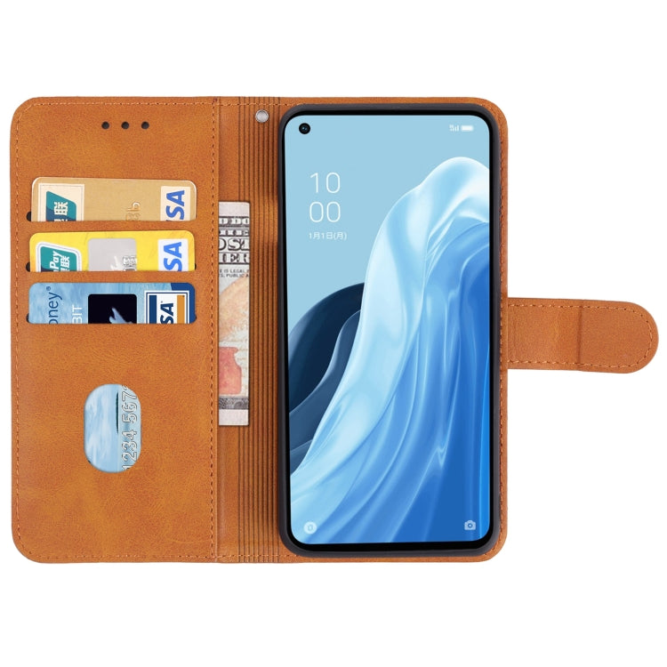 For OPPO Reno7 A Leather Phone Case